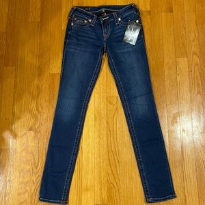 NWT True Religion Low Rise Skinny Stella Jeans